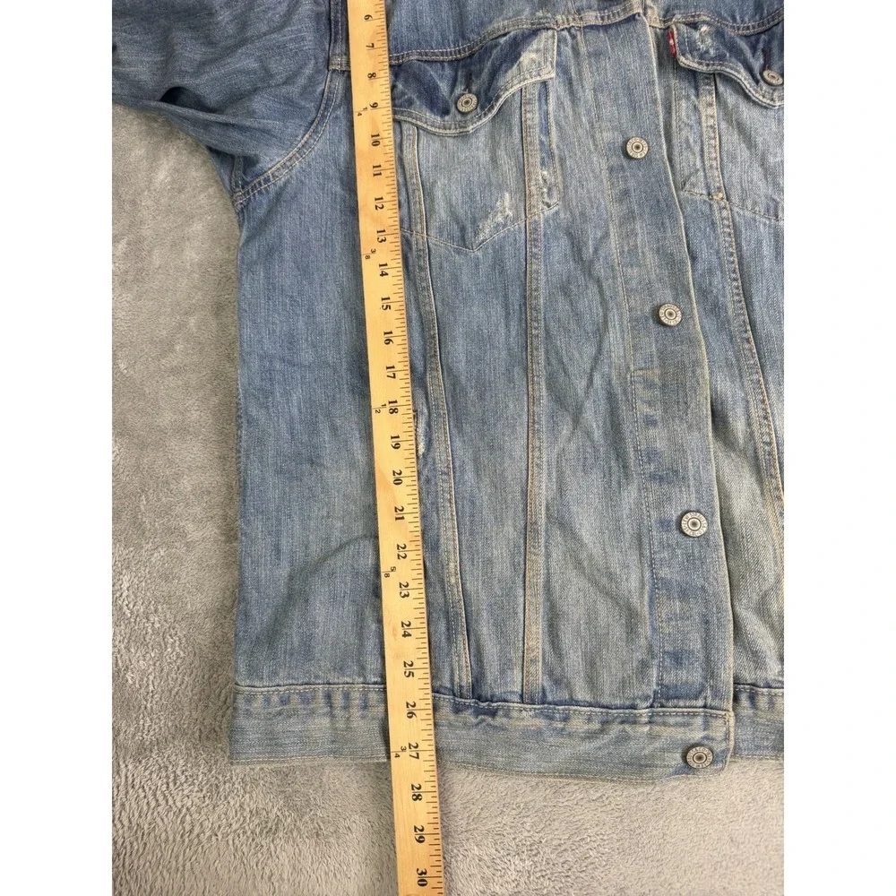 Vintage Y2K Levi's Denim Trucker Jacket Men's Size 2XL Blue